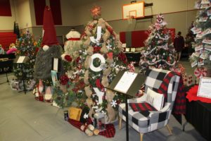 Christmas trees are displayed during the Washougal School Foundation's Festival of Trees event in December 2019. (Doug Flanagan/Post-Record files) 