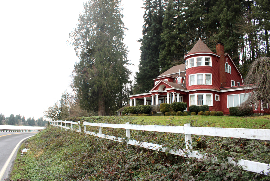 The historically significant Pittock-Leadbetter House sits off Northeast Leadbetter Road in Camas on Friday, Jan. 12, 2024. (Kelly Moyer/Post-Record)