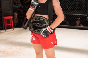 Mihaela Keller-Loss, who trains at The Base Camas jiujitsu academy, will compete March 10, 2024, in her second professional mixed martial arts fight in Houston, Texas. (Contributed photos courtesy of Mihaela Keller-Loss)