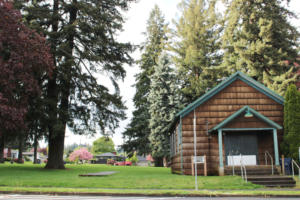 Scout Hall is pictured in Camas' Crown Park, May 12, 2022. The park, known as Camas' 
