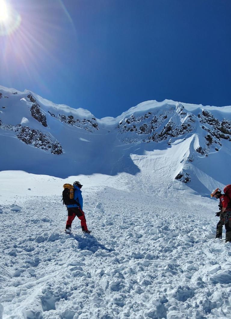 Members of the Yacolt-based Volcano Rescue Team respond to a search and recovery operation on Mount St. Helens, Saturday, March 30, 2024.