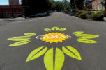 A Camas mural painted on Northeast Fourth Avenue near Camas City Hall and the Camas Public Library is seen in downtown Camas, May 21, 2023. (Kelly Moyer/Post-Record files)