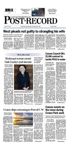 April 11, 2024 Camas-Washougal Post-Record newspaper front page