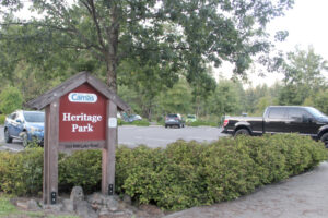 Vehicles park at Heritage Park in Camas, Sept. 14, 2023. The park, which offers access to Lacamas Lake, is set for a parking lot makeover in the summer of 2024, to help manage overcrowding.