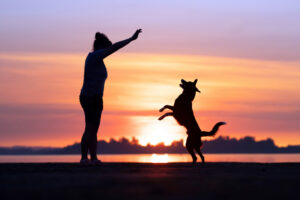 Washougal pet photographer and owner of Fuzzy Butt Pet Photography, Jess Kristen Peterson, captured this image of a client and their dog in an undated photo.  (Contributed photo courtesy of Jess Kristen Peterson)