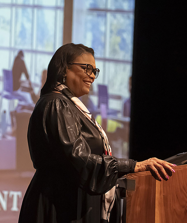 Karin Edwards Clark College president