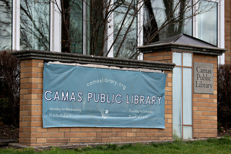 Amanda Cowan/The Columbian
Camas Public Library is in the city&rsquo;s downtown.