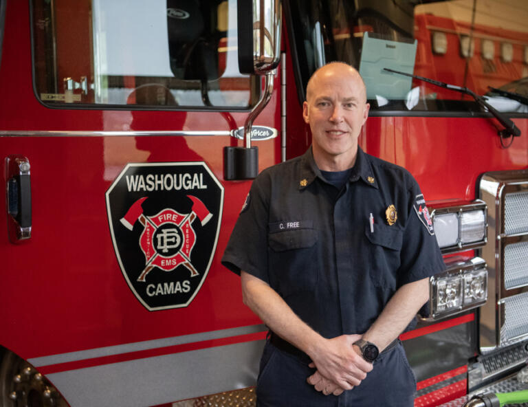 Camas-Washougal Fire Chief Cliff Free has been hosting information sessions in Camas and Washougal ahead of the April 22 special election, in which voters will decide whether to form a regional fire authority.