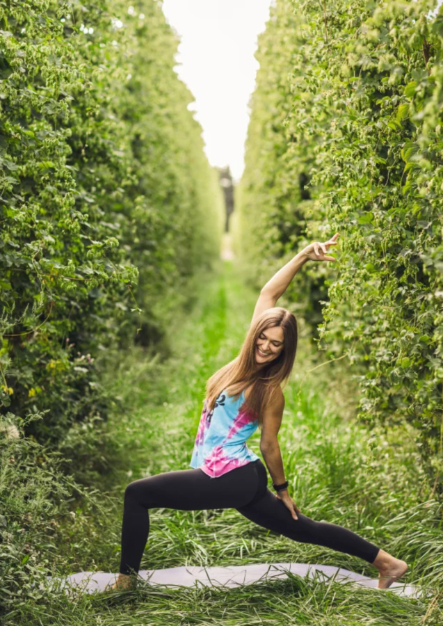Yuliya Bohan strikes a yoga pose in an undated photo. Bohan will launch a new yoga studio, Washougal Yoga and Wellness, in downtown Washougal later this month. (Photo contributed by Yuliya Bohan)